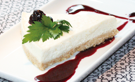 豆腐のレアチーズケーキ