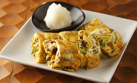 辛子高菜入り玉子焼き